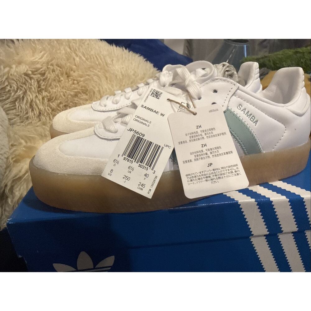 adidas Samba OG White Clear Granite W size 8 - Picture 5 of 10